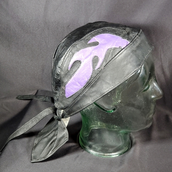 Leathet Skull Cap